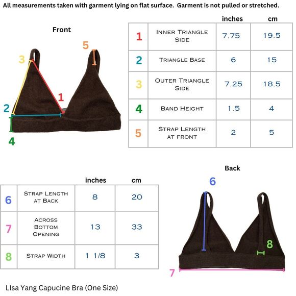 Lisa Yang Capucine Bralette 100% Cashmere Knit Bra Mole Medium Taupe NWT - Picture 11 of 11